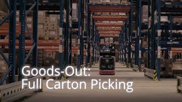 Videovorschau mit dem Text "Goods-Out: Full Carton Picking"